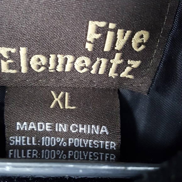 Elementz XL black Puffer pimp money jacket - Picture 8 of 8